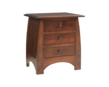 Bordeaux 3 Drawer Nightstand.