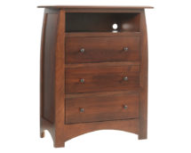 Bordeaux Chest With Shelf.