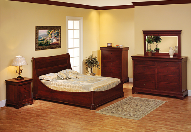 Louis Phillipe bedroom set collection.