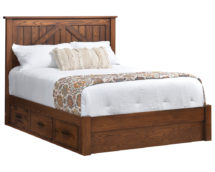 Mountain Lodge Platform Bed.