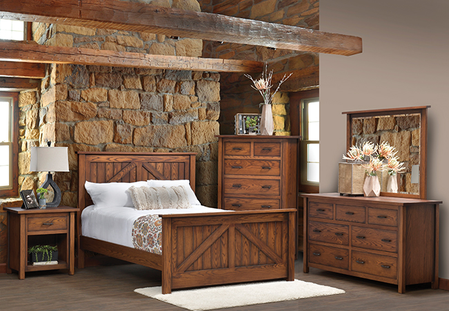 Mountain Lodge bedroom set collection.