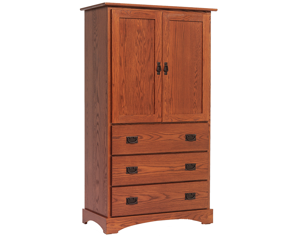 Old English Mission Armoire Plain.