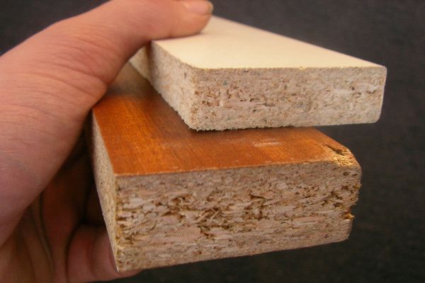 Examples of particleboard.