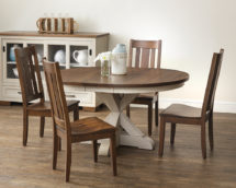 Hudson Pedestal Dining Set.