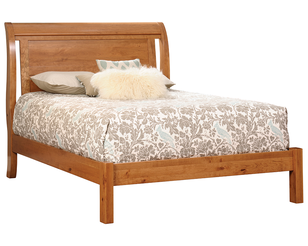 Tucson Sleigh Bed w/Low Footboard.