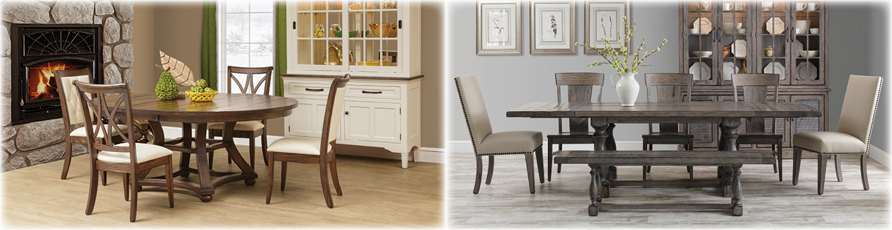 Marshfield Dining Set and Baldwin Dining Set.