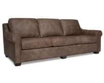 Smith Brother's 9151 Style Leather Sofa.
