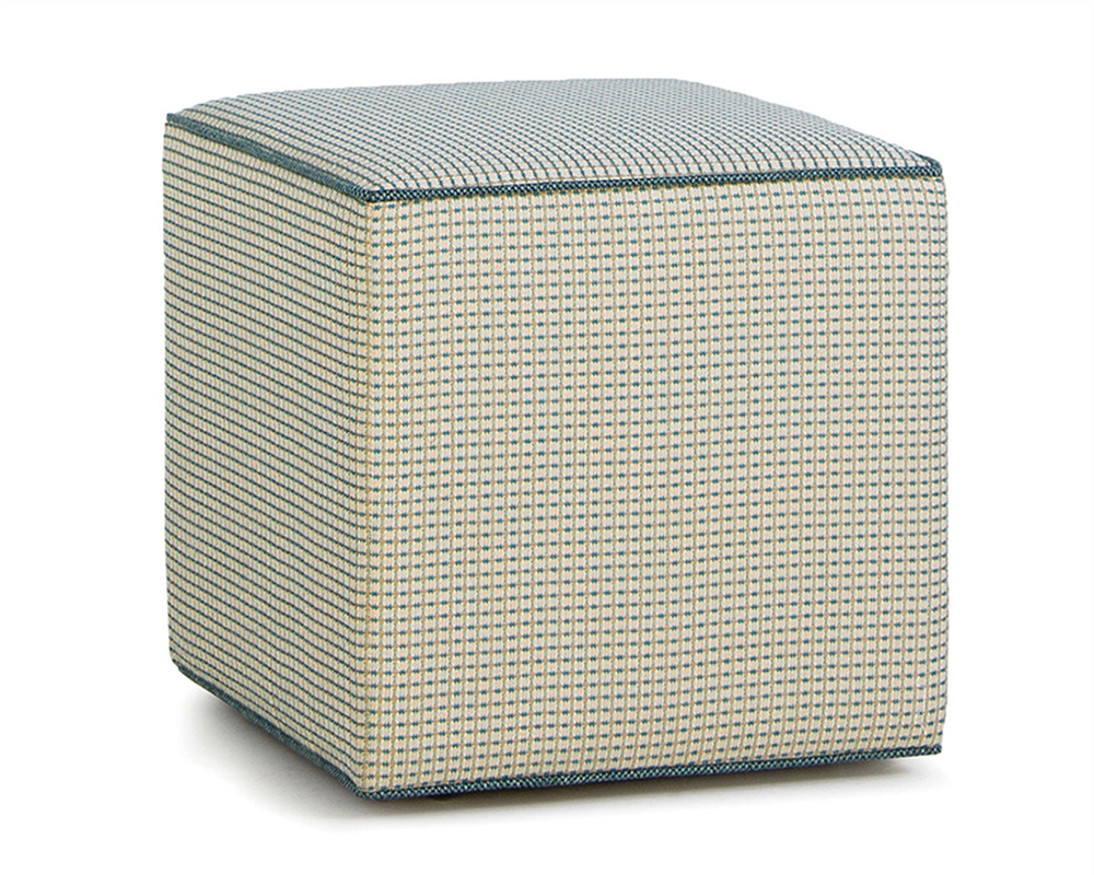 Smith Brother's 953 Style Fabric Cocktail Ottoman.