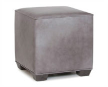 Smith Brother's 954 Style Leather Cocktail Ottoman.