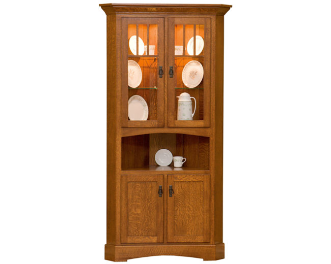Mission Corner Hutch Green Acres Home Furnishings