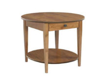 Woodland Round End Table.