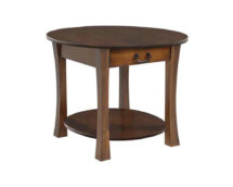 Woodbury Round End Table.