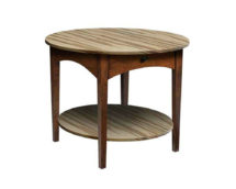 Modern Shaker Round End Table.