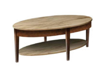 Modern Shaker Oval Coffee Table.