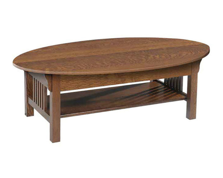 AmishMade Lexington Oval Coffee Table Green Acres Home Furnishings