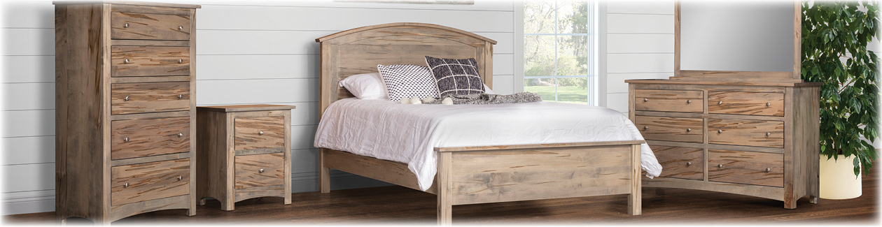 Premier American Maple Bedroom Suite.