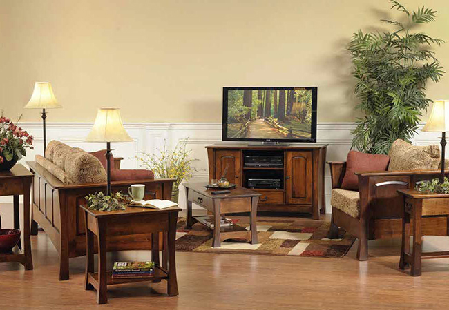 Y & T Woodbury Collection Living Room Scene.