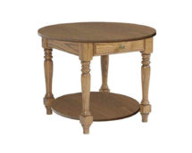 Riverview Round End Table.