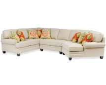 Smith Brother's 5311 Style Fabric Sectional.