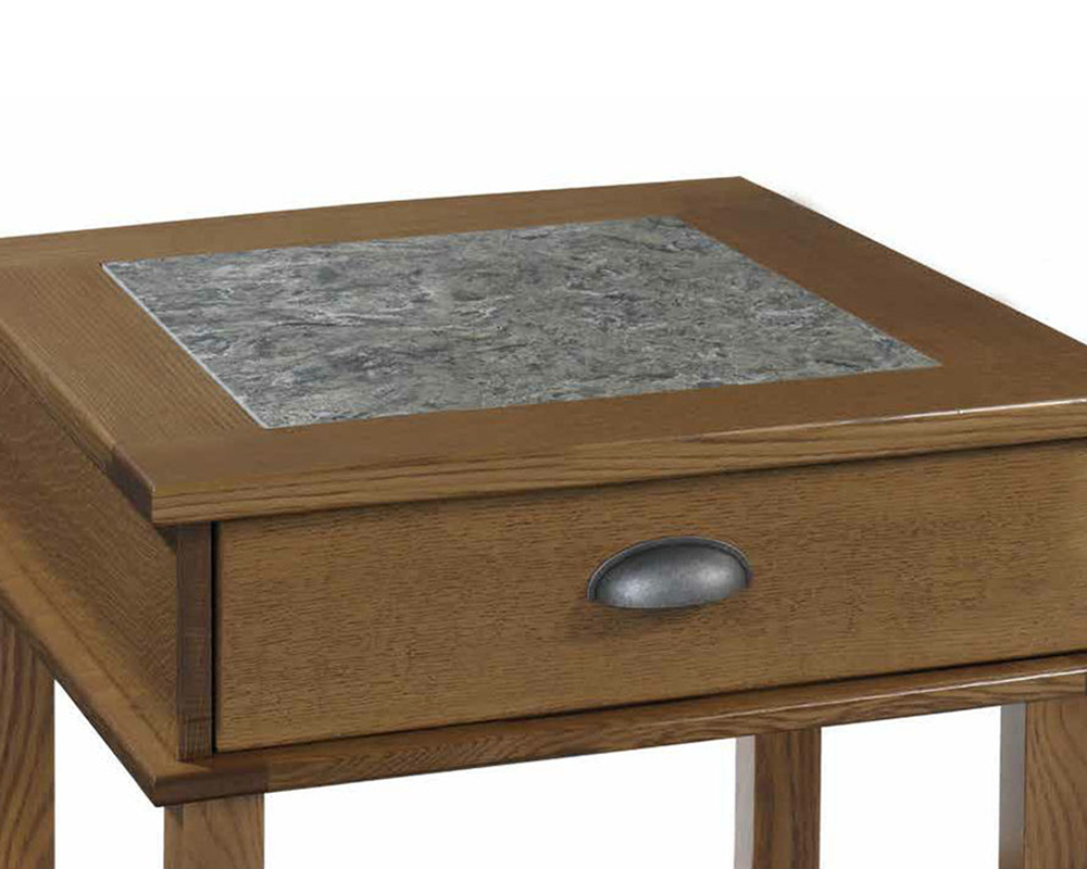 Buckhannon Cambria End Table Top Detail.
