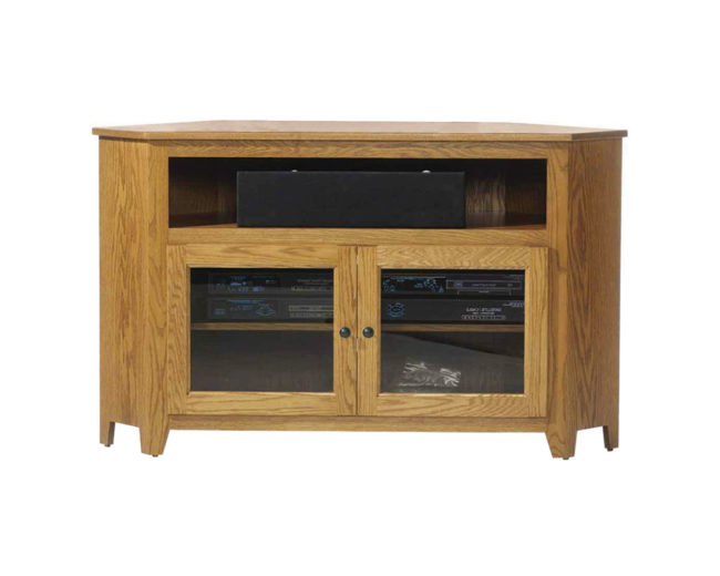 Large Corner TV Console Green Acres Home Furnishings