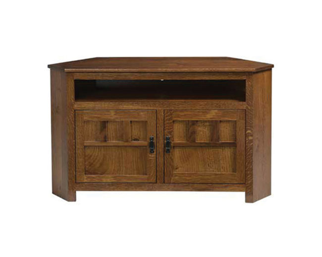 Small Corner Console Liberty Small Corner TV Console | Green Acres Home Furnishings