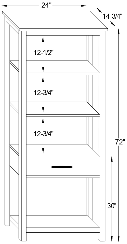 Y & T Buckhannon 1 Drawer Pier Dimensions.