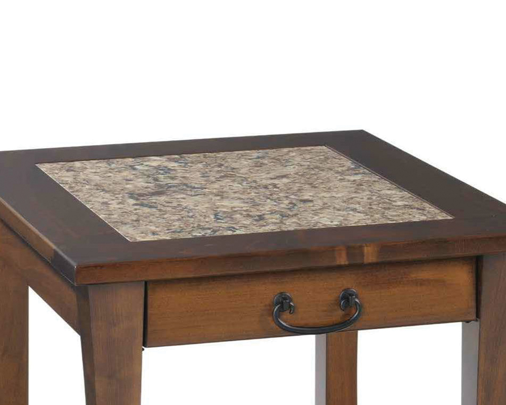 Woodbury Cambria End Table Top Detail.