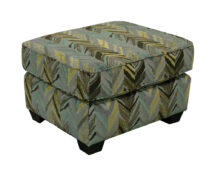 TCU Smyrna Fabric Ottoman.