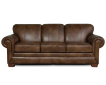 TCU Monroe Leather Sofa.