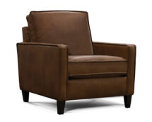 TCU Bailey Leather Chair.