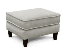 TCU Bailey Fabric Ottoman.