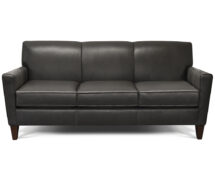 TCU Collegedale Leather Sofa.