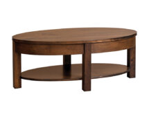 Barn Loft Oval Coffee Table.