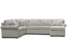 TCU Malibu Fabric Sectional Sofa.