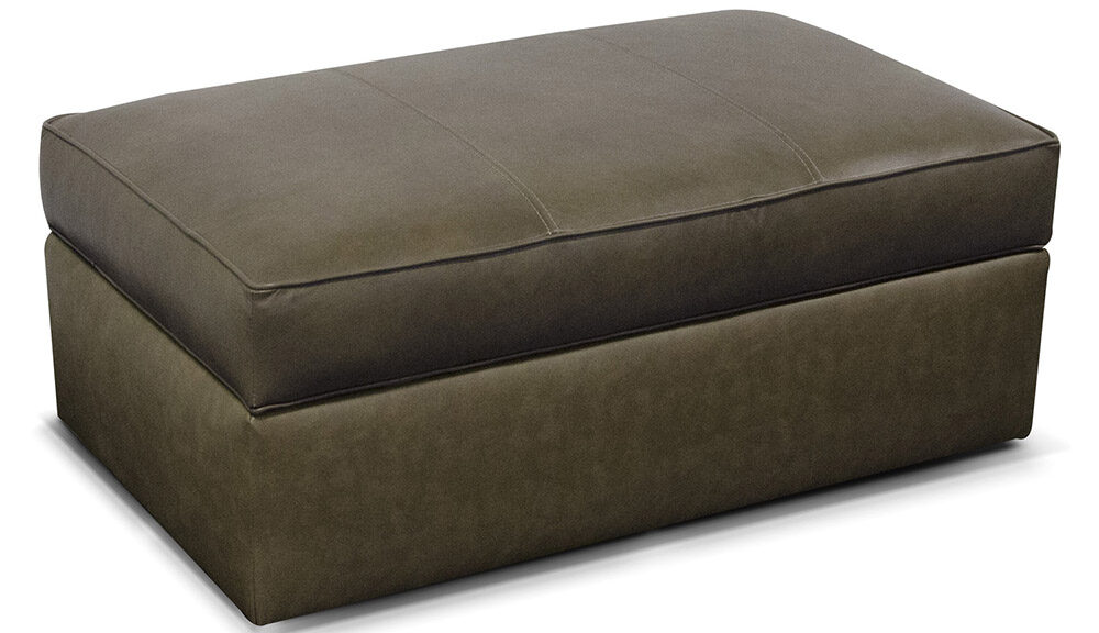 TCU Lachlan Leather Storage Ottoman.