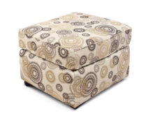 TCU Malibu Fabric Ottoman.