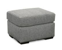 TCU Milner Fabric Ottoman.