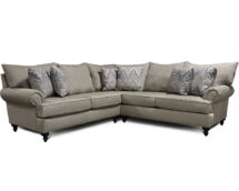 TCU Rosalie Fabric Sectional Sofa.