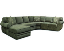 TCU Dolly Fabric Sectional Sofa.