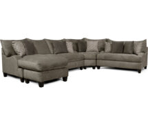 TCU Catalina Fabric Sectional Sofa.