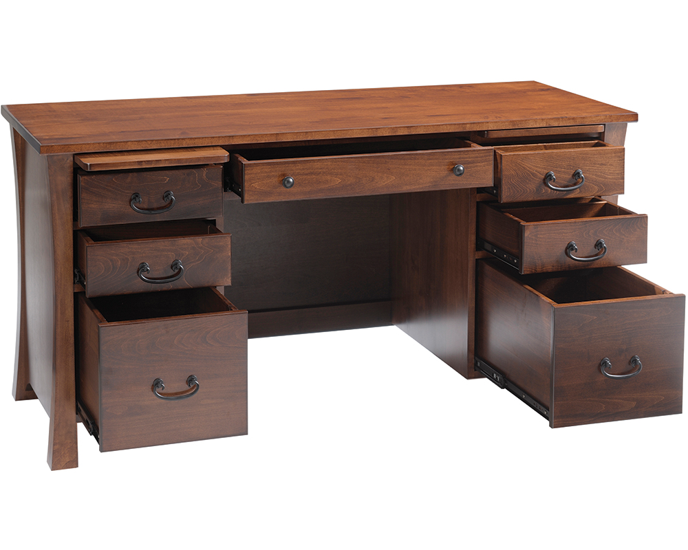 Woodbury 6 Drawer Desk.