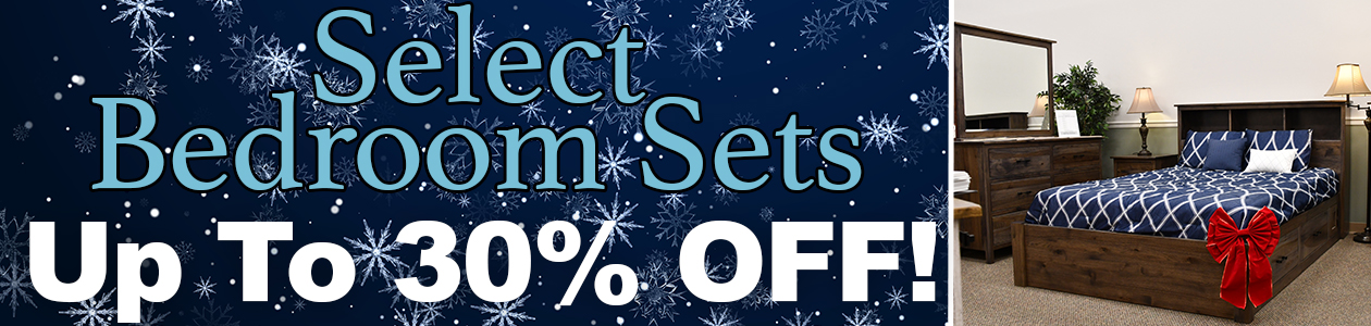 Select Bedroom Set up to 30% off! Lakeside Bungalo bedroom suite.